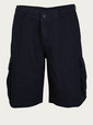 120 percent linen shorts navy