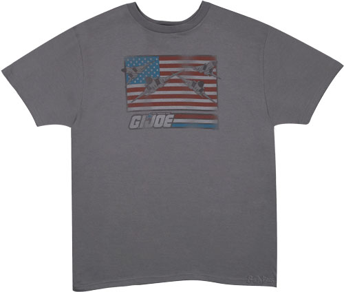 1226 American Flag Men` GI Joe T-Shirt from American Classics