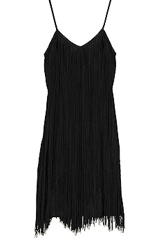 12th Street by Cynthia Vincent Moonstone fringed mini dress