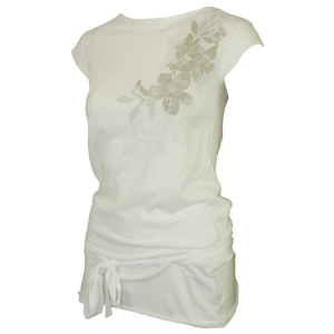 1607 Ladies Ripcurl Nomad T-Shirt. Optical White