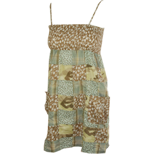 Ladies Animal Le Bon Sun Dress. Praline