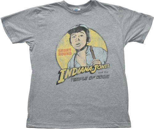1736 The Temple Of Doom Indiana Jones Men` T-Shirt from Junk Food