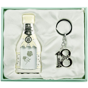 18th Birthday Champagne Bottle Photo Frame