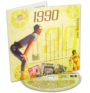 18th Birthday Classic Years CD and Greeting Card