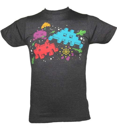 1918 Men` Space Invaders T-Shirt from Goodie Two Sleeves