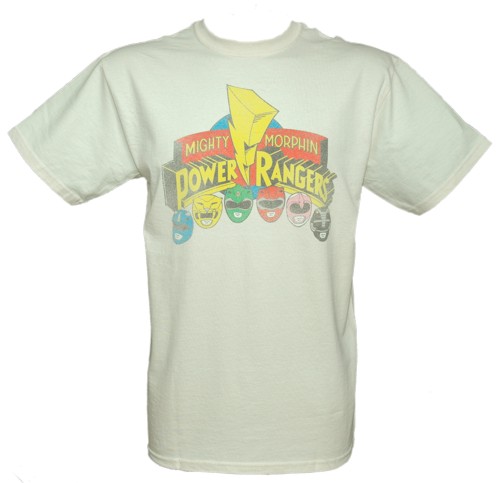 Men` Power Rangers Helmets T-Shirt