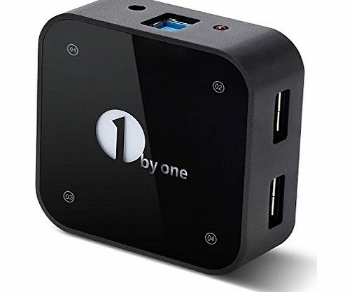 1Byone Cube USB 3.0 4-Port Compact SuperSpeed Hub with USB 3.0 Cable