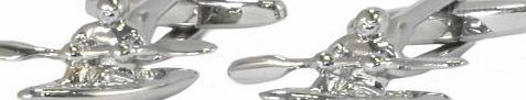 1StopShops Canoe Shaped Cufflinks in Gift Box
