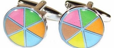 1StopShops Novelty Board Game Cheese Pieces Cufflinks