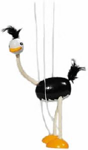 2.95 Ostrich Marionette