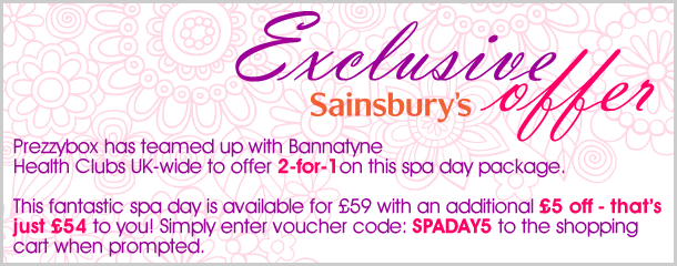 for 1 Pamper Day at Bannatynes Spas