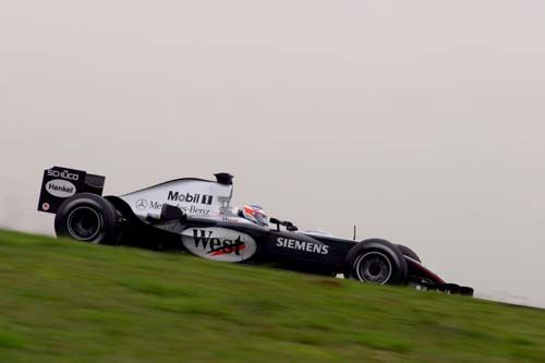 Kimi Raikkonen during Qualifying for the 2004 Brazilian Grand Prix