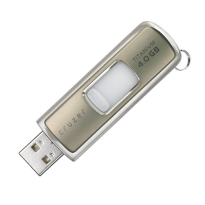 Sandisk Cruzer Titanium 4GB U3 USB Flash Drive