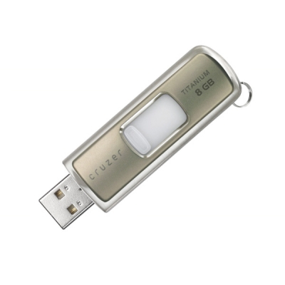 Sandisk Cruzer Titanium 8GB U3 USB Flash Drive