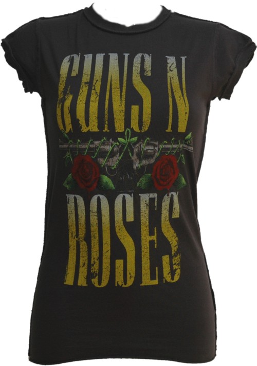 Ladies Guns N Roses Pistols T-Shirt from Amplified Vintage