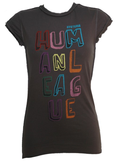 2074 Ladies Human League T-Shirt from Amplified Vintage