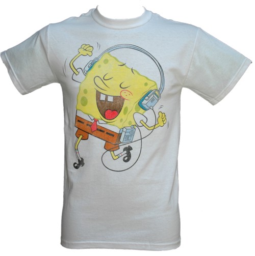 2137 Men` Rockin Spongebob T-Shirt from Mighty Fine
