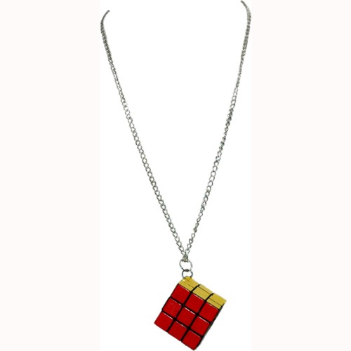 2185 Rubik` Cube Necklace from Culture Vulture