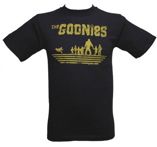 2247 Navy Blue Goonies Silhouette Men` T-Shirt