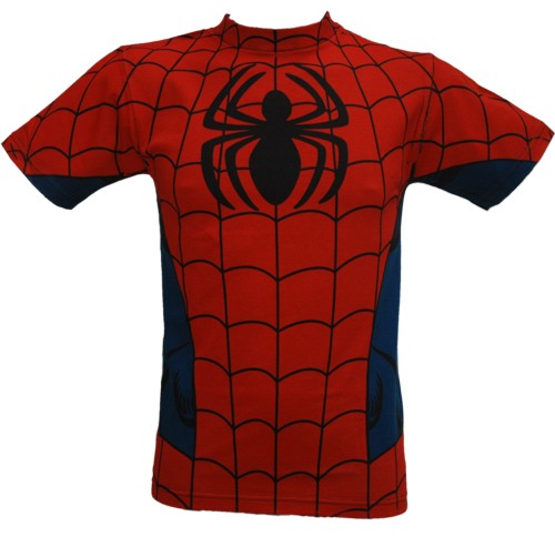 Men` Spiderman Costume T-Shirt