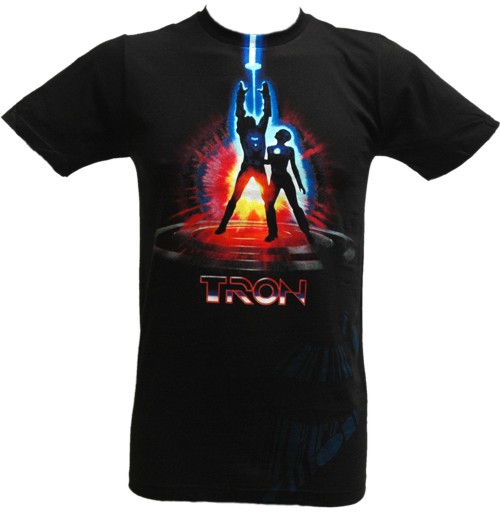 Men` Black Tron T-Shirt
