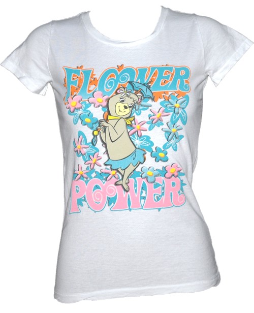 Flower Power Ladies Cindy Bear T-Shirt from Bejeweled