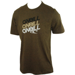 Mens ONeill Logo T-Shirt. Urban Brown