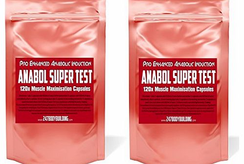 2x Super Anabolic - Anabol 3DX 5X Stronger Lean Muscle Growth w/o Steroids Pro Bodybuilding Capsules