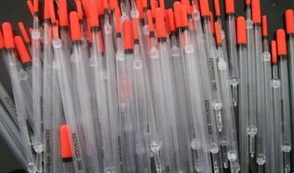 24HB Clear waggler floats unloaded X 20 mixed,straight 