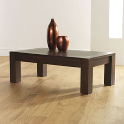 26161 Stock - Lyon Walnut Rectangular Coffee Table