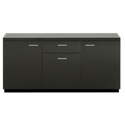 26169 Stock - The Star Collection - Deco Black Sideboard