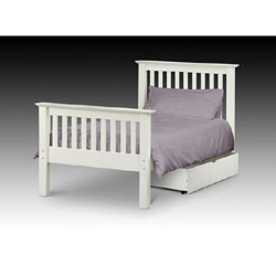 26303 Barcelona White - 4FT 6` Double Bedstead
