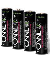 2save Energy 4 Rechargeable Alkaline AA Batteries - longer