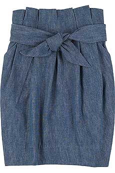 3.1 Phillip Lim Denim tulip skirt