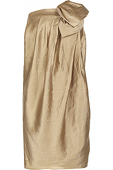 Orchid strapless dress