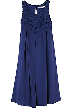 Silk pleated tank dress