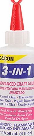 3-in-1 Advanced Craft Glue 118.56ml Medium Bottle, Clear
