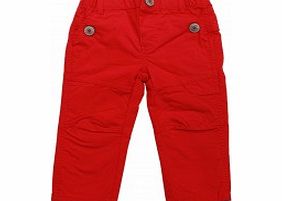 3 Pommes Toddler Boys Red Trousers L15/D12