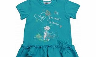 3 Pommes Toddler Girls Jersey Frilled Tunic