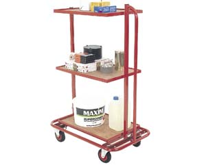 3 tier order picking trolley