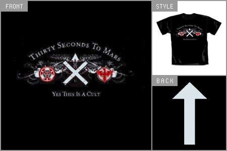 30 Seconds To Mars (Crest) T-Shirt brv_20372000_P