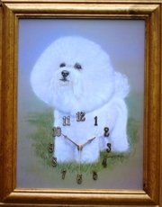 365 Calendars 2006 Bichon Frise clock