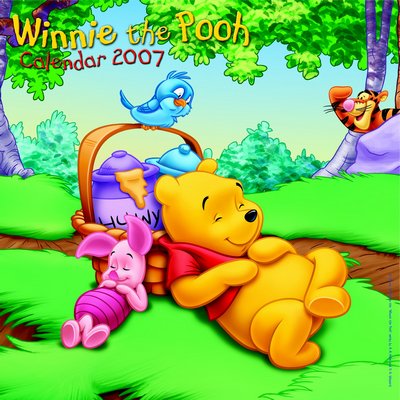 Winnie  Pooh Coloring on 365 Calendars 2006 Winnie The Pooh Calendar Jpg