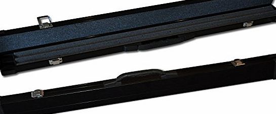 3M Black Padded 2pc Aluminium Pool / Snooker Hard Cue Case