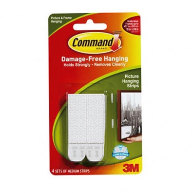 Command Medium Picture Strips 4pk 17201-4PK