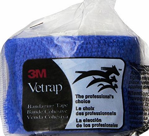 3M HEALTH CARE Vetrap Small Animal Cohesive Bandage, Blue