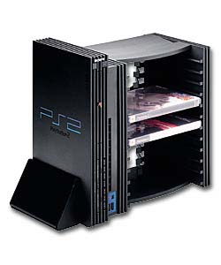 V-Stand & 12 DVD/Games Storage Unit
