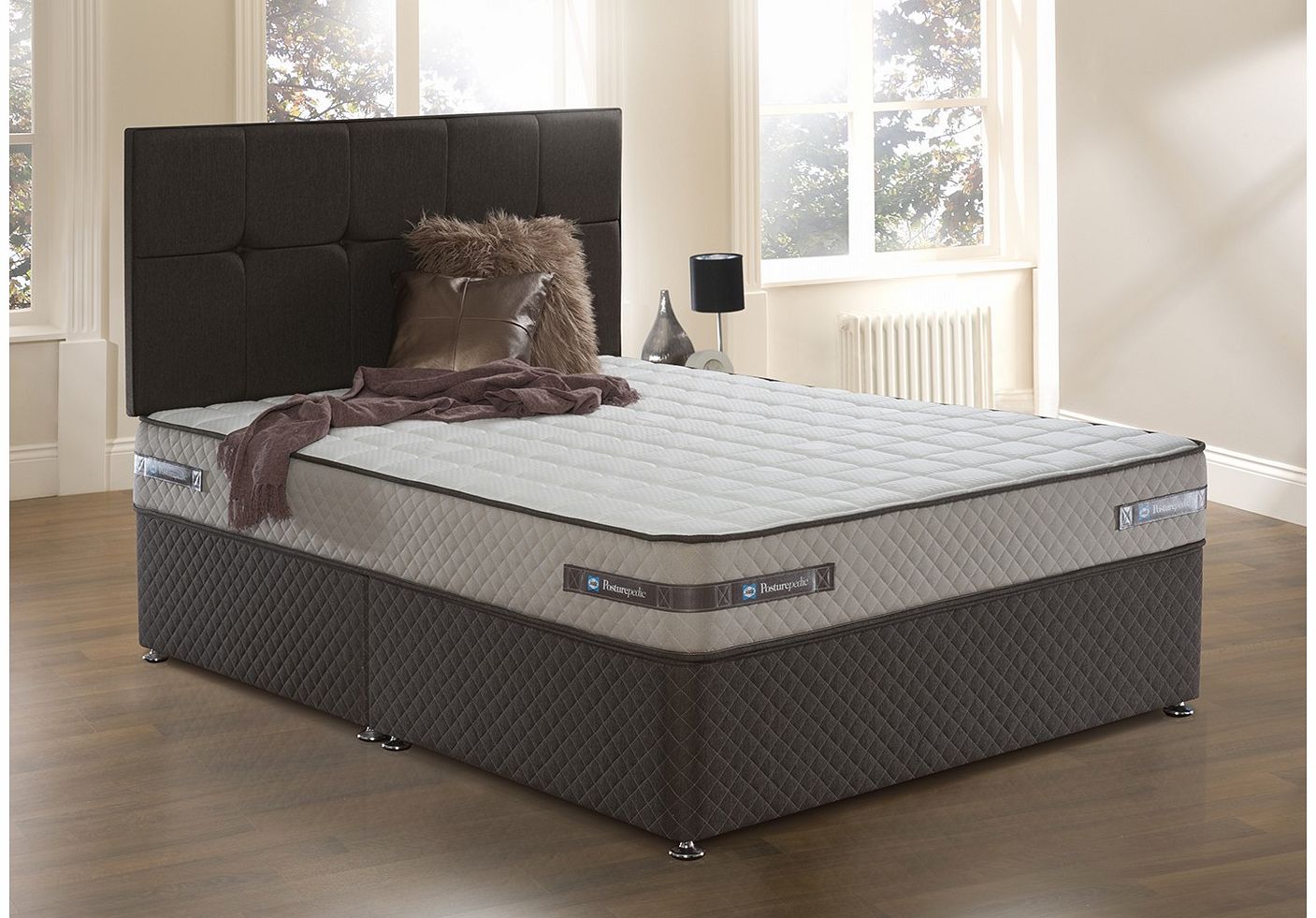 4`0 Small Double Sealy Brookshire Posturetech Spring Divan Bed -