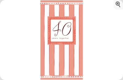 40th Anniversary Invites - Set of 8