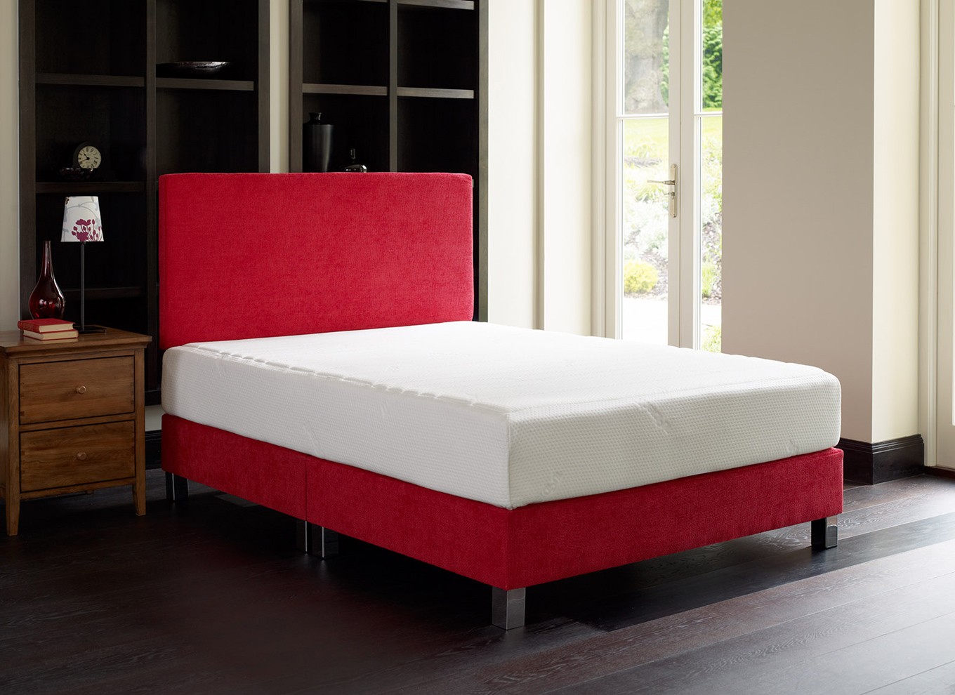 Creation Equilibrium Memory Foam Divan - Cherry